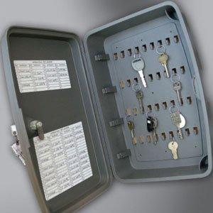 Smith & Locke Cylinder Small 20 Hook Key-locked Key Cabinet - View #4