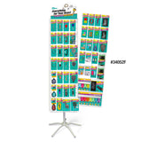 Lucky Line 34052F Revolving Floor Display, 2-Panel Lucky Line 34052F Revolving Floor Display, 2-Panel