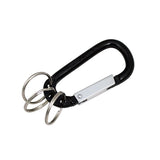 Lucky Line UtiliCarry 3 ring c-clip carabiner in black