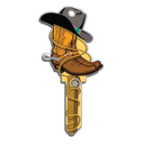 Lucky Line Cowboy Key Shapes decorative house key B132