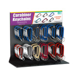 Lucky Line Carabiner Key chain Display retail solutions for locksmith and hardware stores