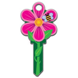 Lucky Line Flower gardening Key Shapes decorative house key B106