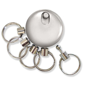Lucky Line key release key organizer with 5 separate key rings 427
