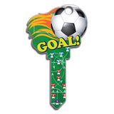 Lucky Line Soccer sports Key Shapes decorative house key B135