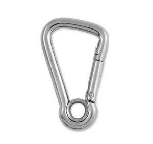 Lucky Line Stainless Snaps with Eyelet Use as fastener or quick attachment of chain, rope or webbing of equal or lower working load limit.