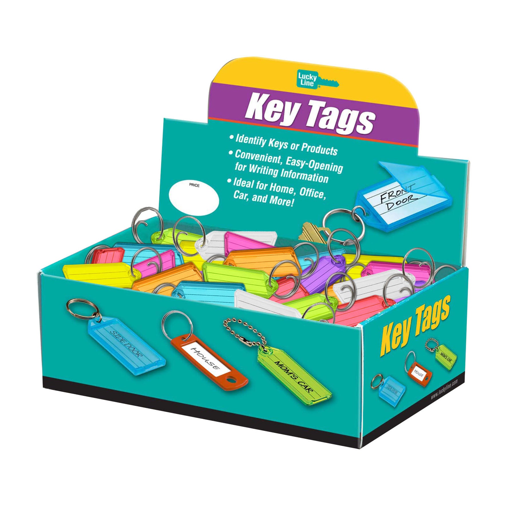 Key Tag with Tang Ring | Lucky Line Products