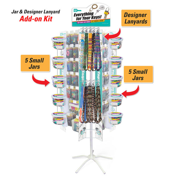 Lucky Line 34053E Add-On Kit for 3-Panel Display