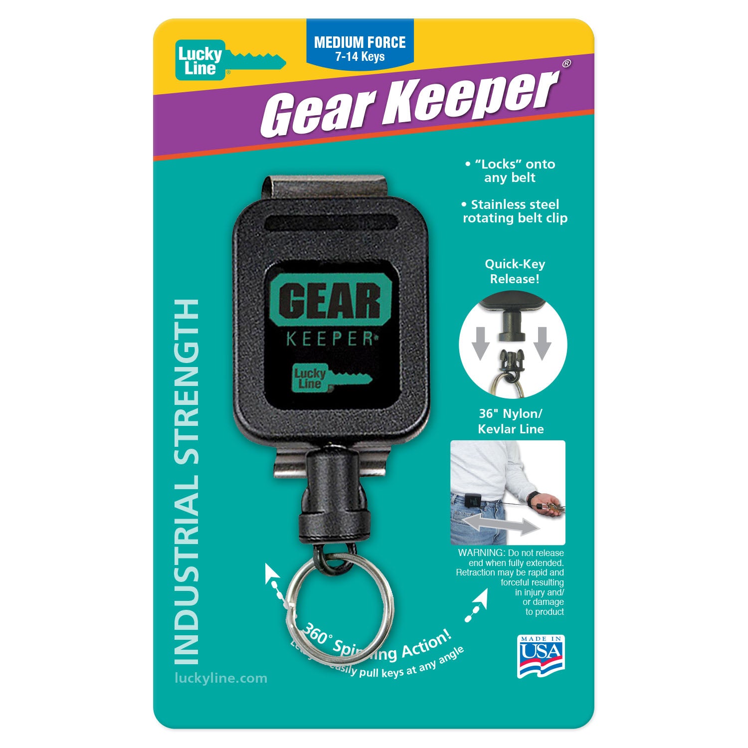 key gear Gear Keeper® Clip On