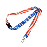 Lucky Line C206 Designer Patriotic Lanyard