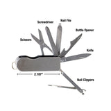 Lucky Line U104 UtiliCarry Compact Micro Tool Multi-Tool Keychain