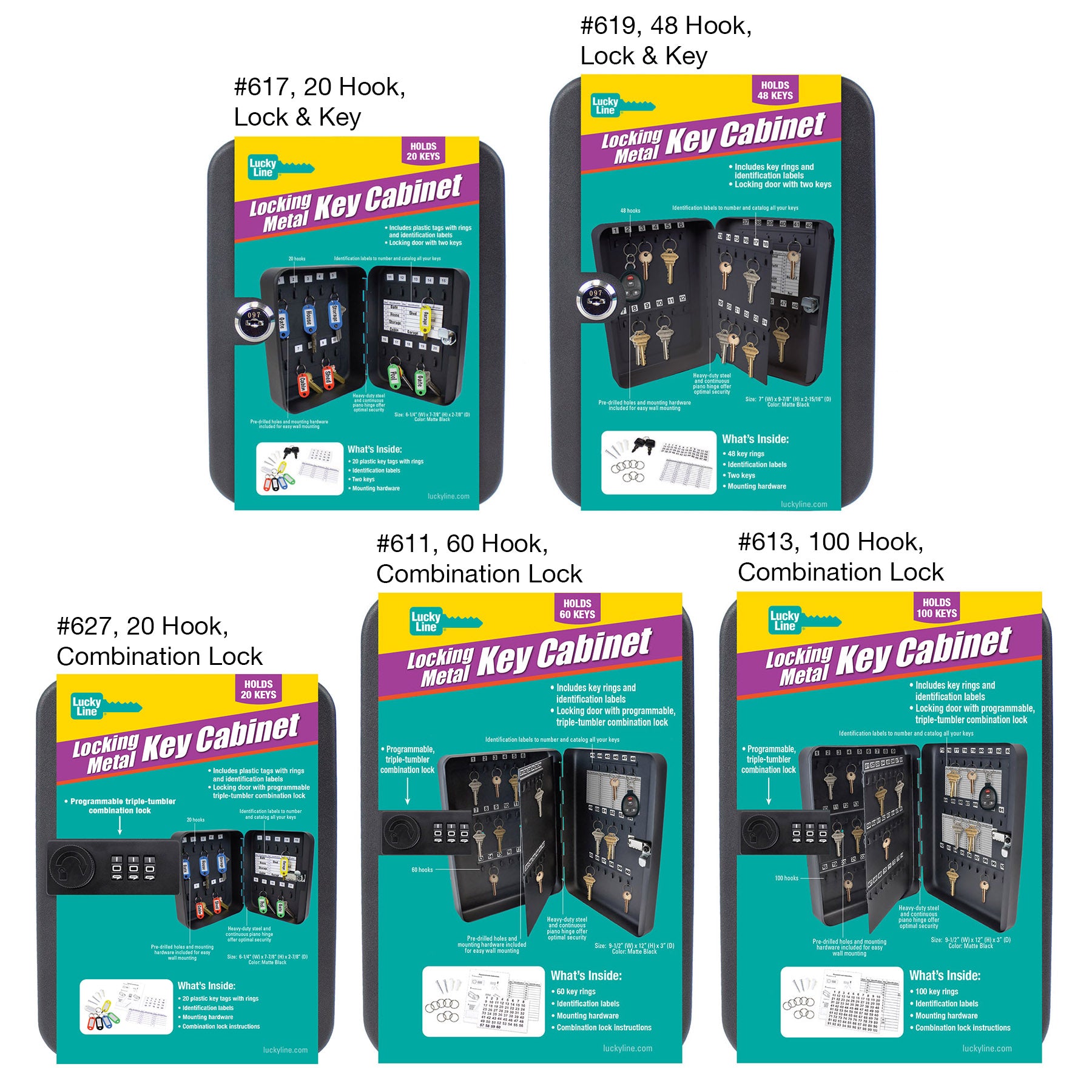 Key Cabinets & Tags – Lucky Line Products