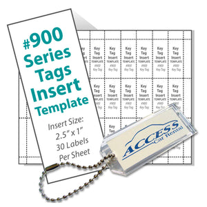 Lucky Line 900 Series Tag Template printable download 