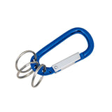 Lucky Line 3 ring c-clip carabiner in blue