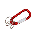 Lucky Line 3 ring c-clip carabiner in red