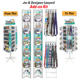 Lucky Line Add-On Kit For 3-Panel Display retail solutions for locksmiths and hardware stores