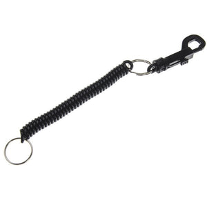 Lucky Line Designer Key Coil with Clip 416 in Black