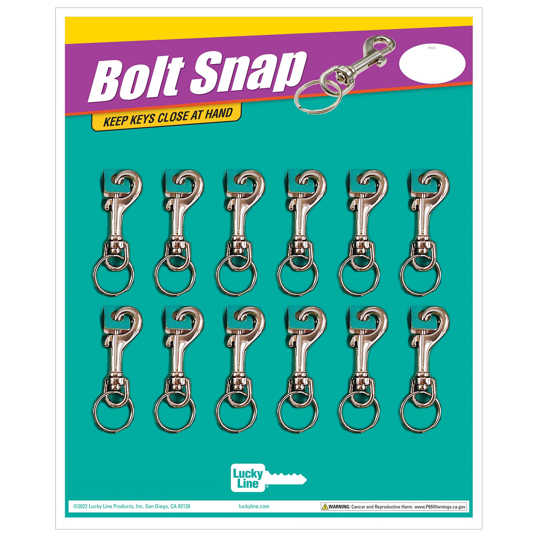 National Hardware N222-588 Bolt Snap, Nickel, 1/2 X 3 In National Hardware N222-588 Bolt Snap, Nickel, 1/2 X 3 In