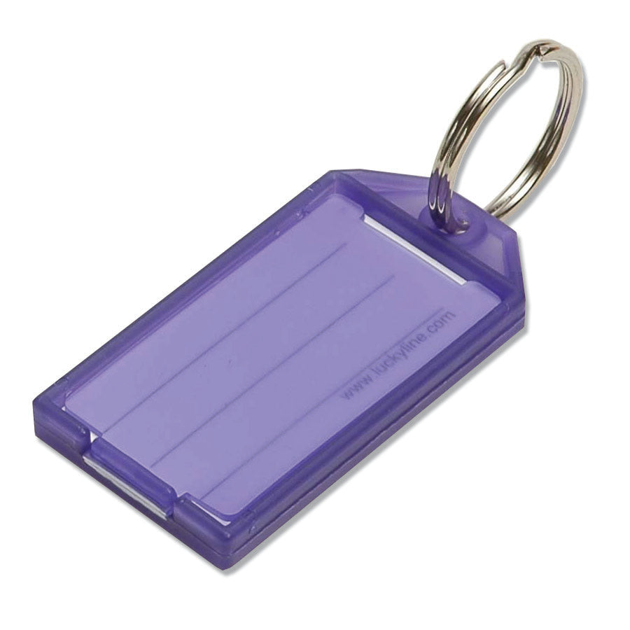 Key Tag with Flap Split Ring Lucky Line Products