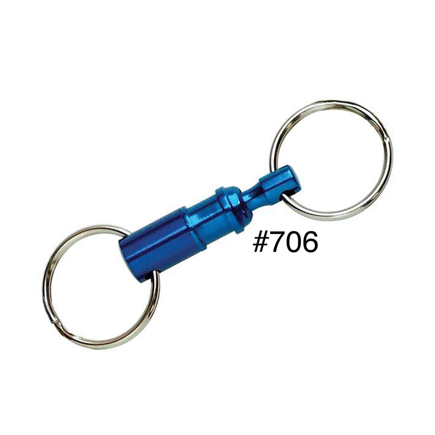 ST LOUIS BLUES QUICK RELEASE VALET KEYCHAIN KEYRING SOLID METAL  CONSTRUCTION NEW