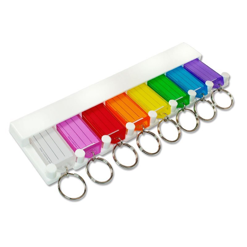 8-Key Tag Rack | Key Storage | Lucky Line Products