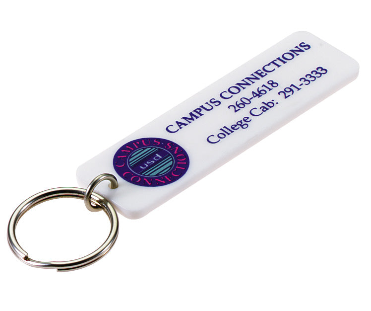 Large Rectangle Key Tag | Custom Print | Lucky Line Products
