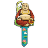 Lucky Line Buddha Key Shapes decorative house key B137