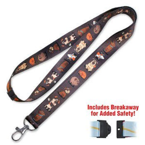 Lucky Line Dog Lanyard to wear and attach badge, keys, or other small items C204