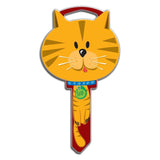 Lucky Line Cat Pet Key Shapes decorative house key B115