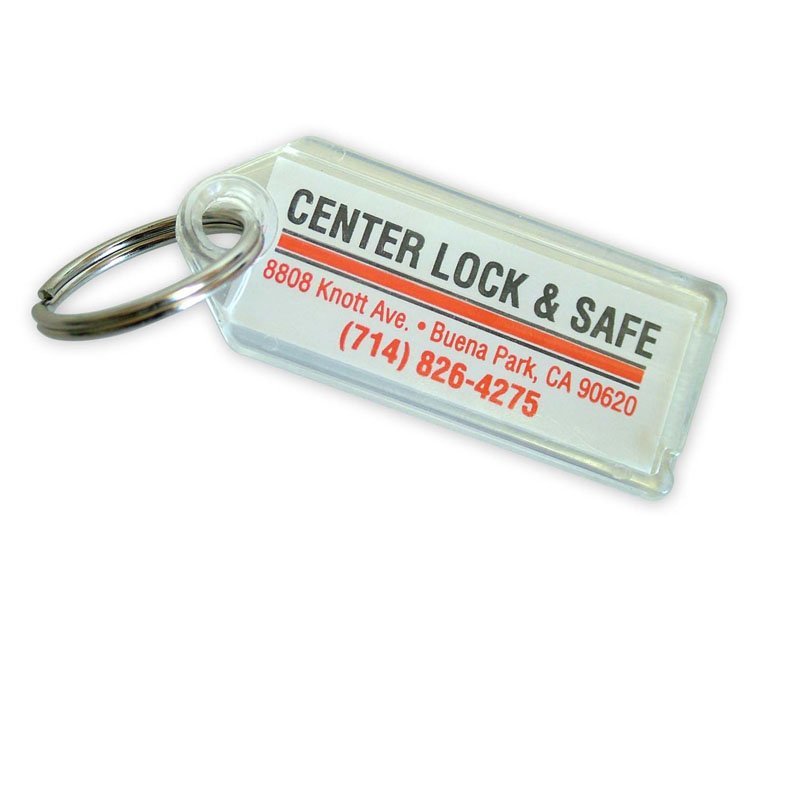 Key Tag with Split Ring | Custom Print | Lucky Line Products