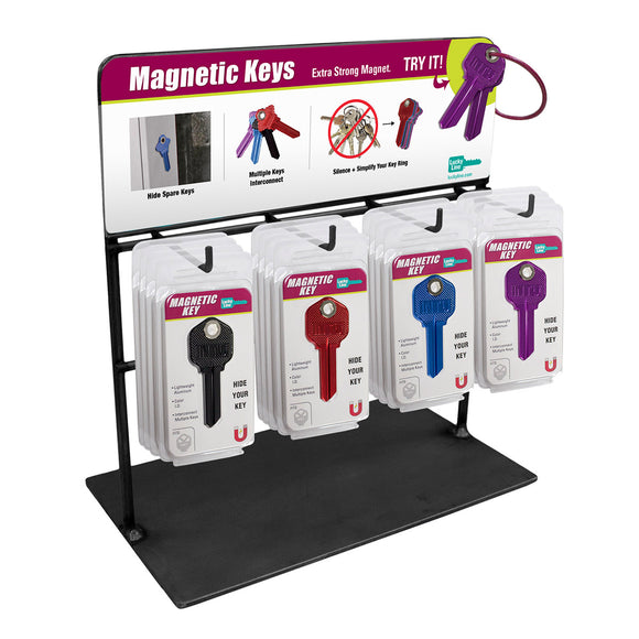Lucky Line Magnetic Key Counter Display retail solutions for locksmiths and hardware stores 15000