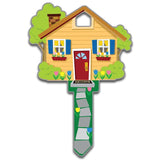 Lucky Line Houses Key Shapes decorative house key B105