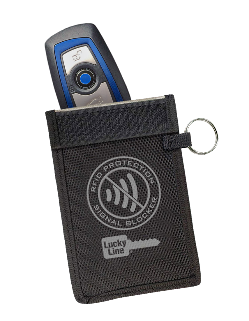 Remaldi Signal-Blocking Key Fob Wallet – RFID Safe Pouch (Pink)