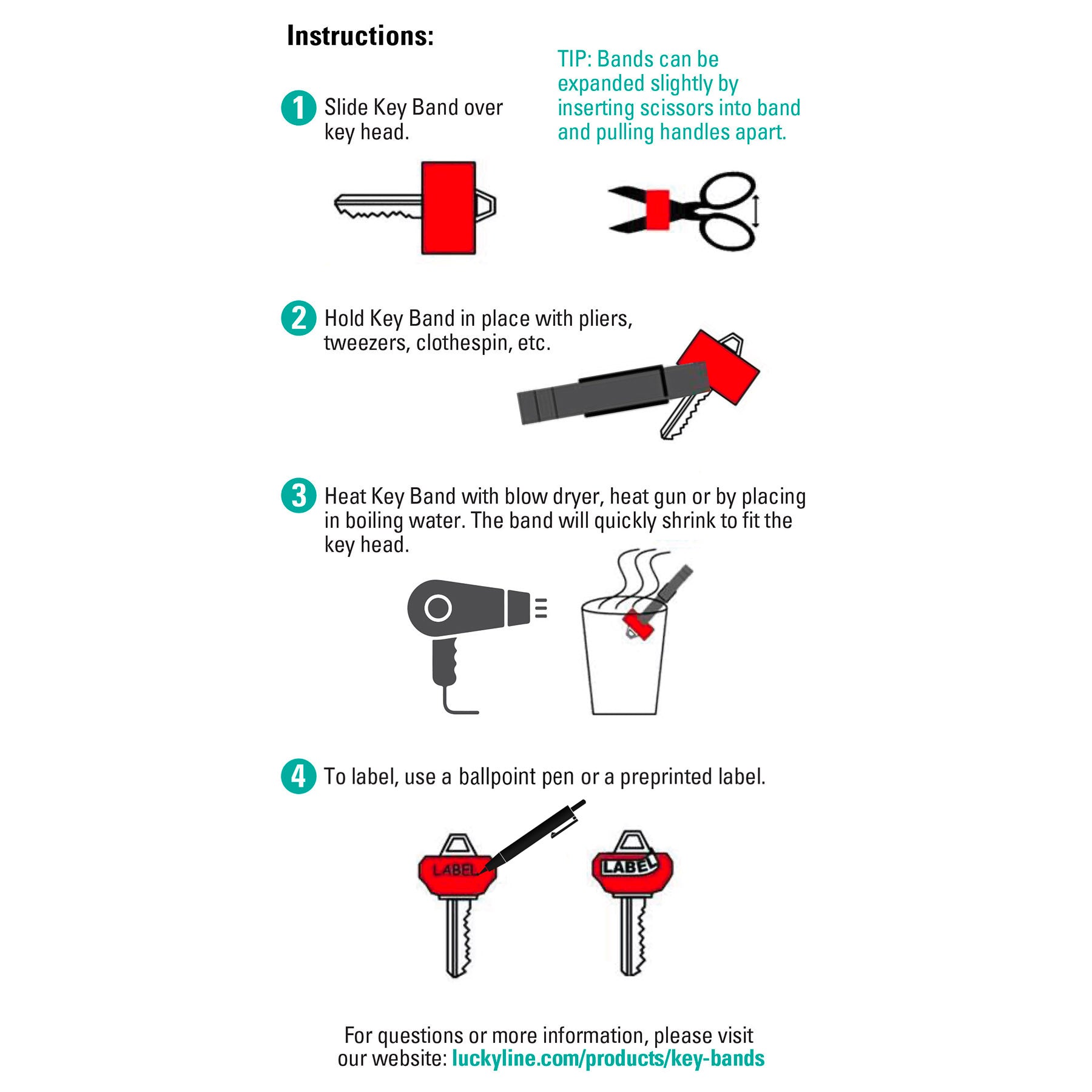 Key Bands | Lucky Line Products
