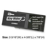 jumbo magnetic key hider for spare keys and valuable items