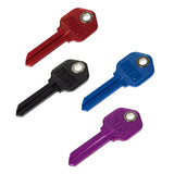 Lucky Line magnetic house key blanks 155 156 purple blue red and black