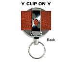 Lucky Line Key Reel clips onto your belt with retractable cord 425 clip on