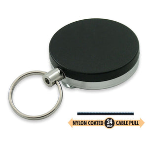 Lucky Line Key Reel clips onto your belt with retractable cord 425