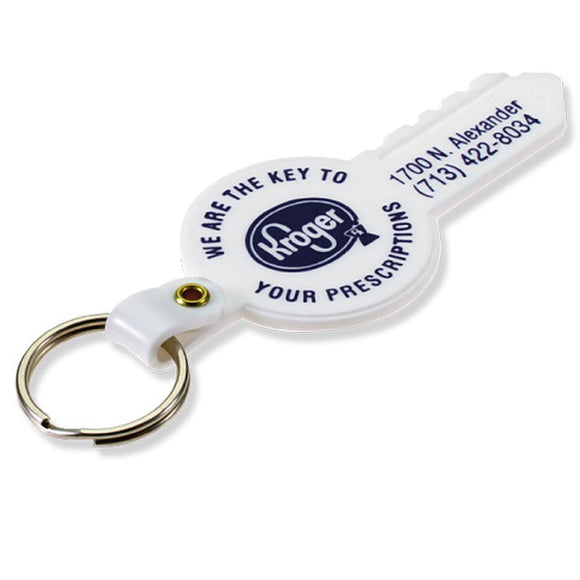 Lucky Line custom print Key Shaped Fob for business or event 955204