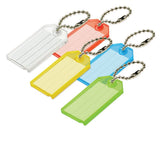 Lucky Line key tag with ball chain durable tag for keys and luggage 201