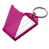 Lucky Line Custom Imprinted Key Tag with Flap, w/Tang or Split Ring