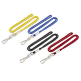 Lucky Line lanyard fits comfortably around the neck to attach a whistle or keys on the metal swivel clip 414