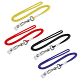 Lucky Line Lanyard with Badge Holder fits comfortably around the neck made of woven nylon 424