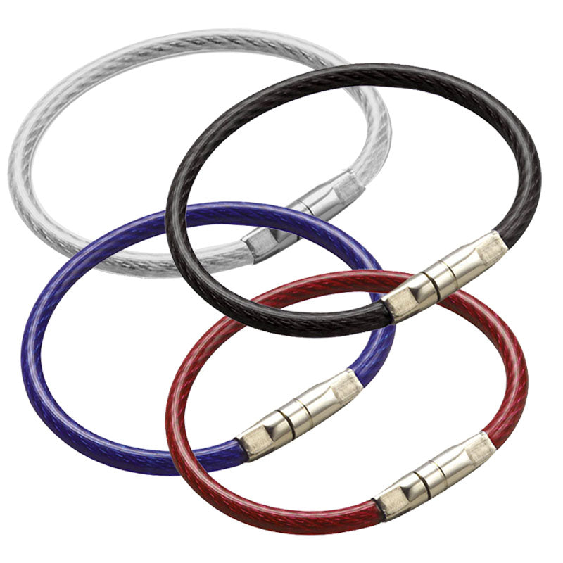 Locked Key Rings Locking Cable Key Ring | Lucky Line Products