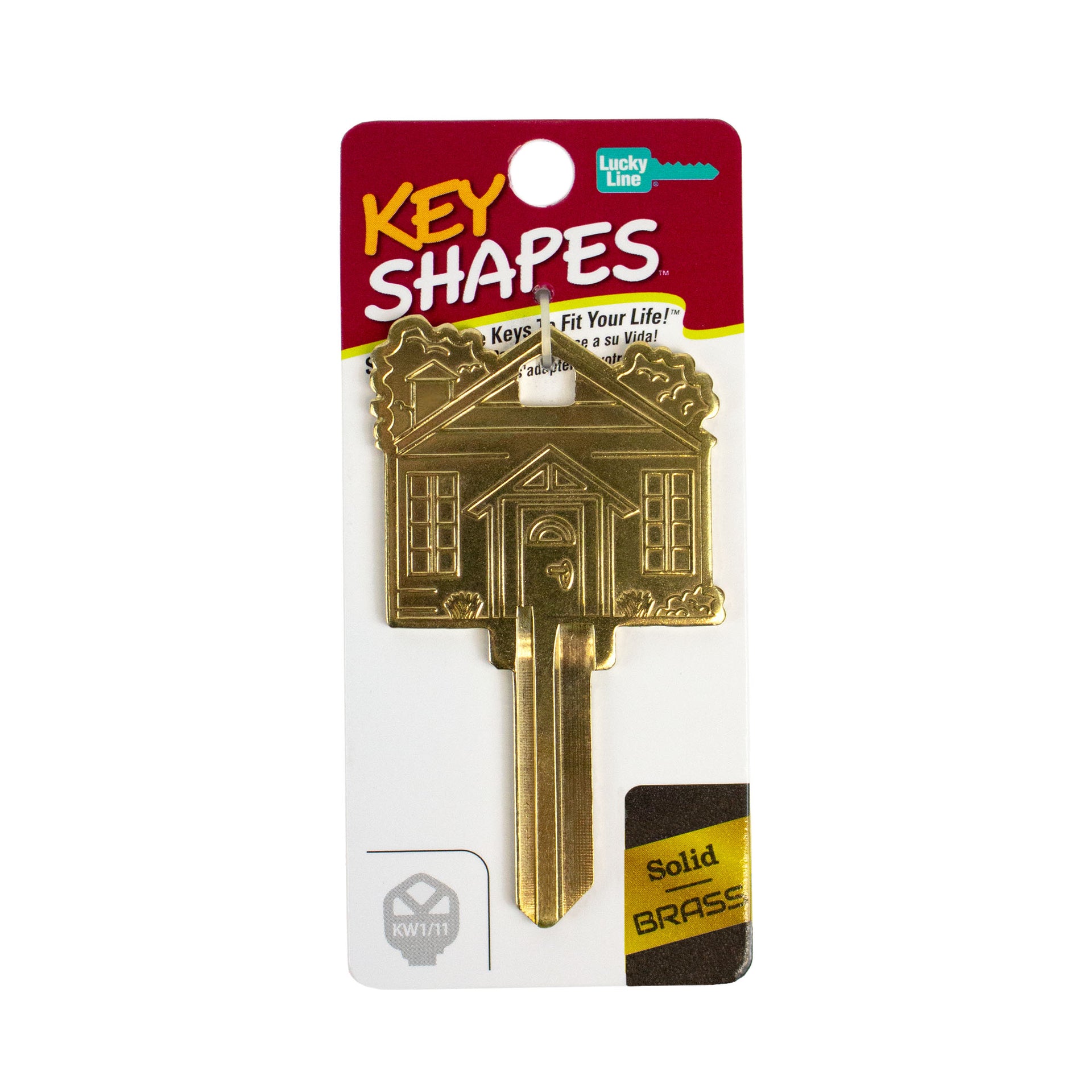 Brass House Key | Key Shapes™ – Lucky Line Products