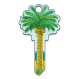 Lucky Line Palm Tree Key Shapes decorative house key B112