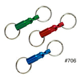 Lucky Line quick release key ring pull apart key holder for valet, family, and friends 706 707