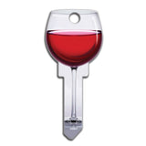 Lucky Line Red Wine Key Shapes decorative house key B108