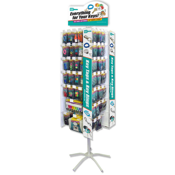 Lucky Line Revolving Floor Display retail solutions for locksmiths and hardware stores