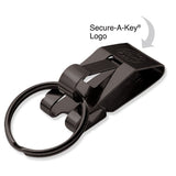 Lucky Line Secure-A-Key belt clips for wide belts in black 470 47001