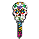 Lucky Line Sugar Skulls Key Shapes decorative house key B136